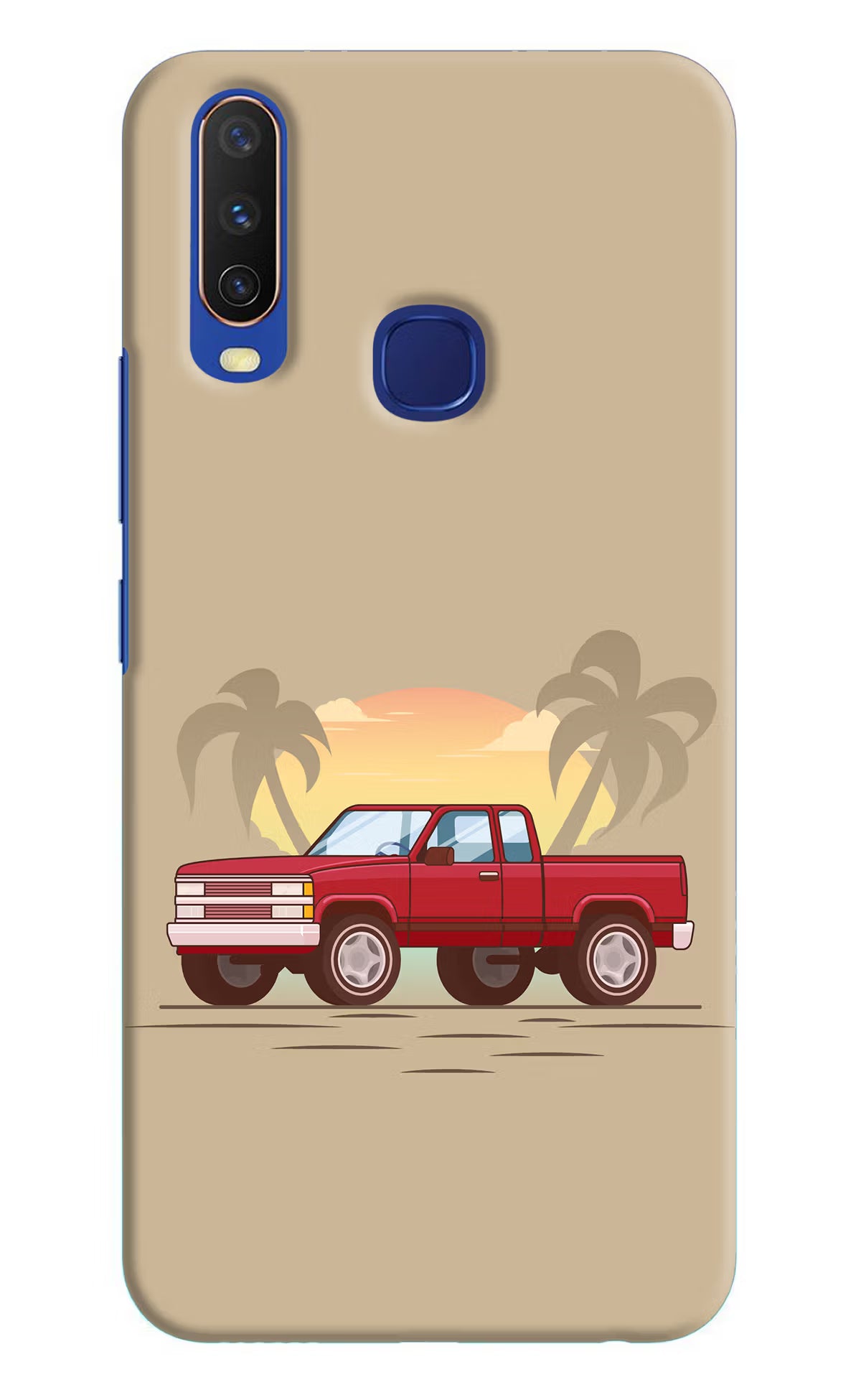 Desert Classic Drive Vivo Y11/Y12/U10 Hard Case Back Cover by Casekaro