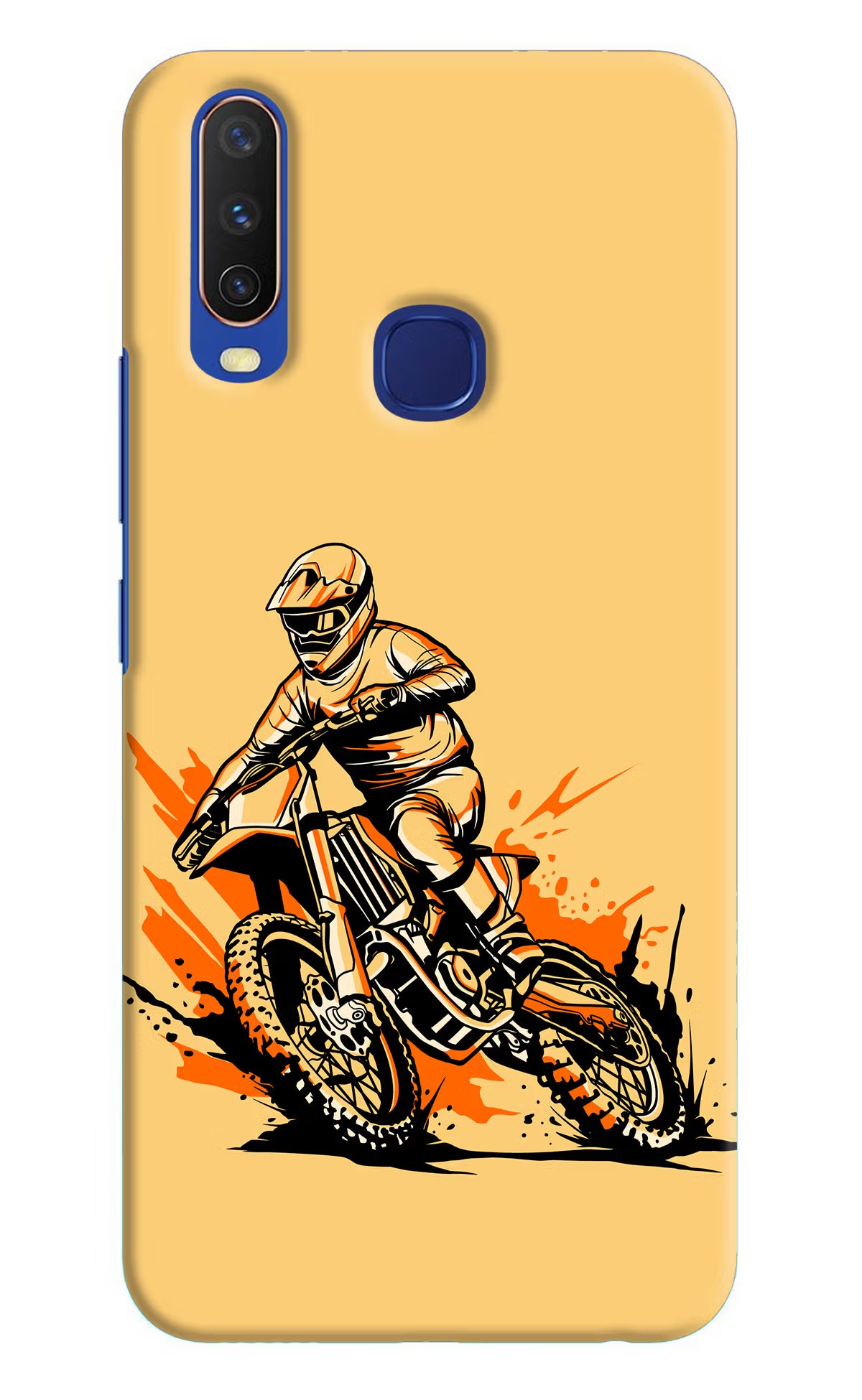 Off-Road Fury Vivo Y11/Y12/U10 Hard Case Back Cover by Casekaro