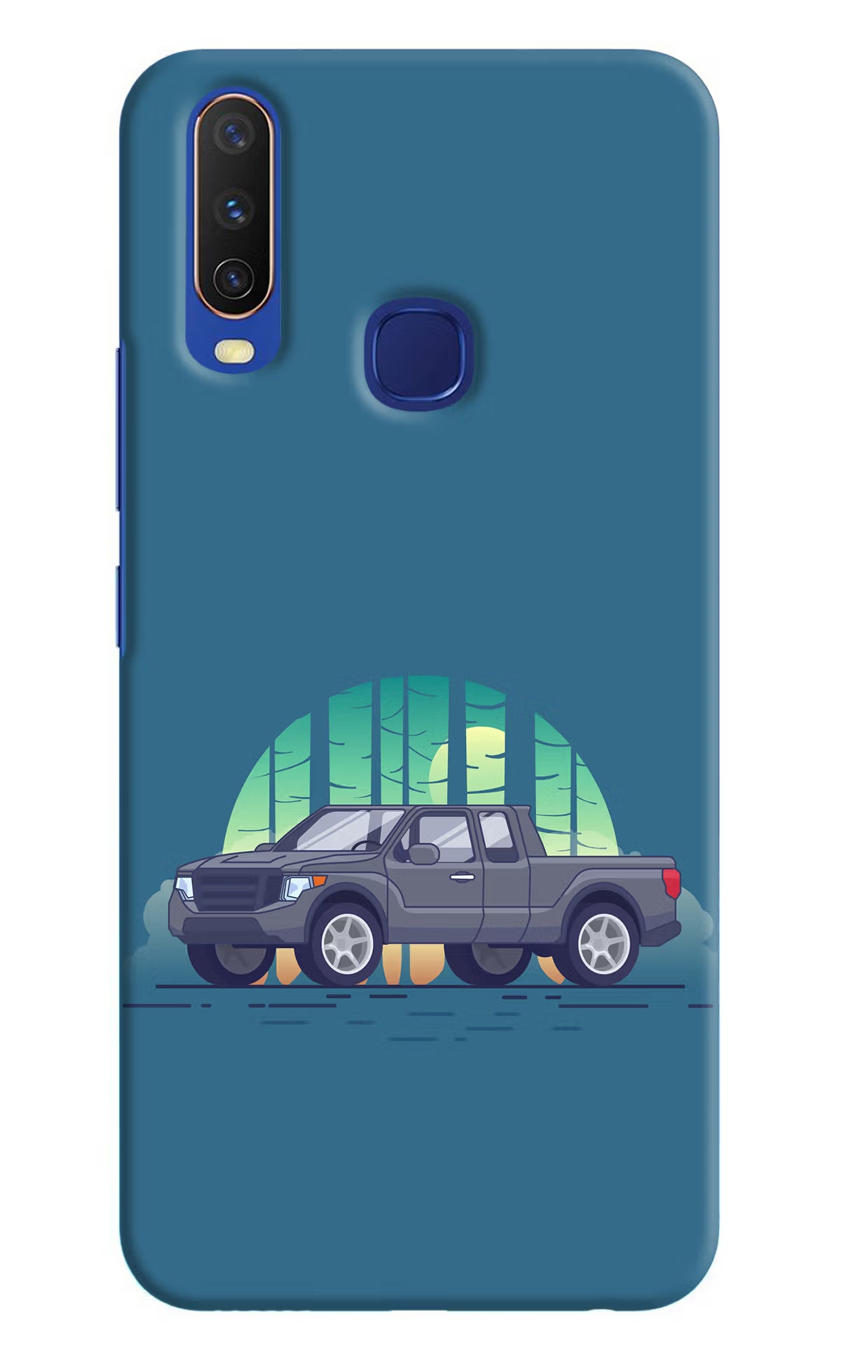 Retro Garage Vibe Vivo Y11/Y12/U10 Hard Case Back Cover by Casekaro