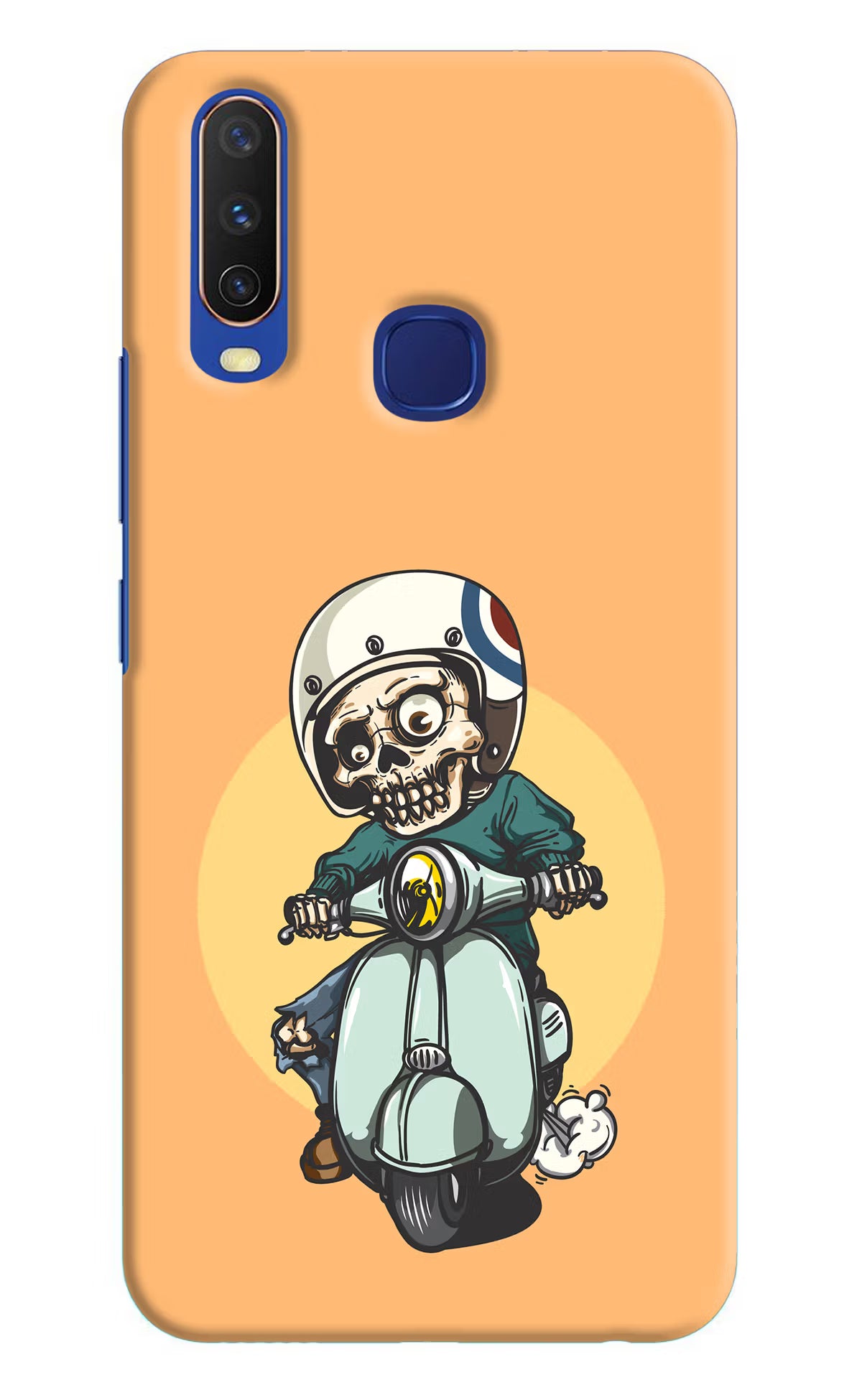 Undead Biker Vivo Y11/Y12/U10 Hard Case Back Cover by Casekaro