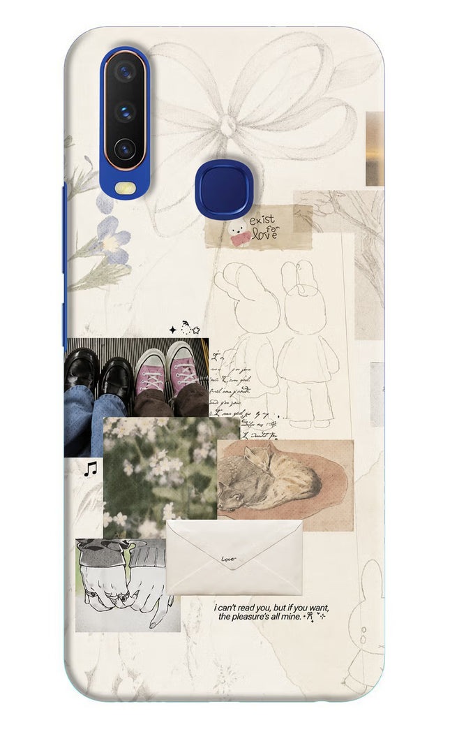 Soft Aesthetic Vivo Y11/Y12/U10 Hard Case Back Cover by Casekaro