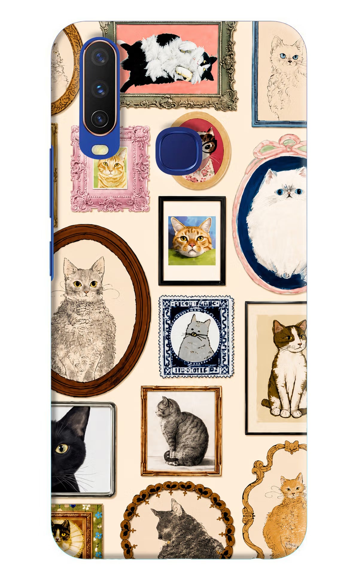 Mirror Cats Vivo Y11/Y12/U10 Back Cover