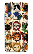 Cool Cat Vivo Y11/Y12/U10 Hard Case Back Cover by Casekaro