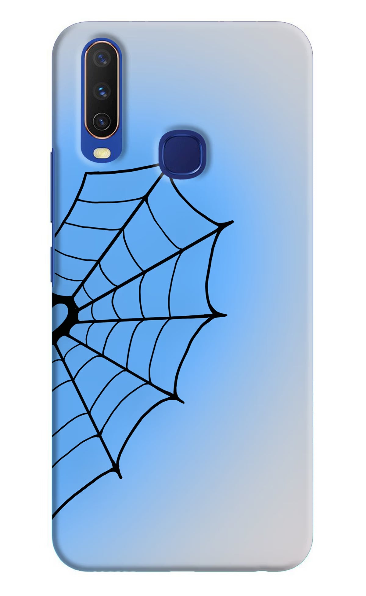 Blue Web Vivo Y11/Y12/U10 Back Cover