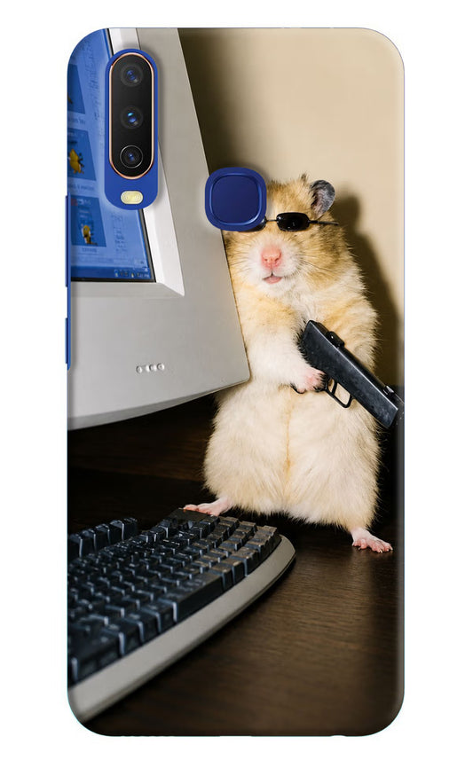 Hacker Hamster Vivo Y11/Y12/U10 Hard Case Back Cover by Casekaro
