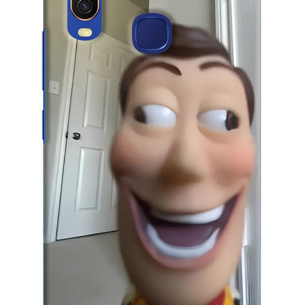 Side Eye Woody Vivo Y11/Y12/U10 Hard Case Back Cover by Casekaro