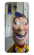 Side Eye Woody Vivo Y11/Y12/U10 Hard Case Back Cover by Casekaro