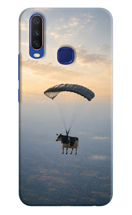 Skydiving Cow Vivo Y11/Y12/U10 Hard Case Back Cover by Casekaro
