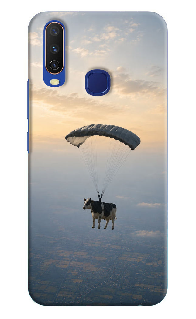 Skydiving Cow Vivo Y11/Y12/U10 Hard Case Back Cover by Casekaro