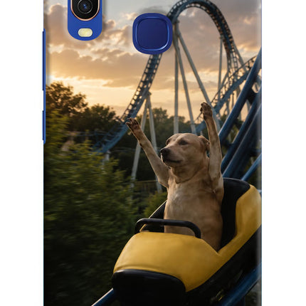 Rollercoaster Dog Vivo Y11/Y12/U10 Hard Case Back Cover by Casekaro