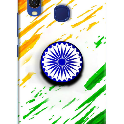 Indian Flag Ashoka Chakra Vivo Y11/Y12/U10 Pop Case by Casekaro