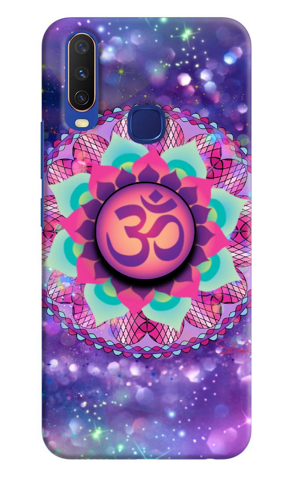 Om Purple Vivo Y11/Y12/U10 Pop Case by Casekaro