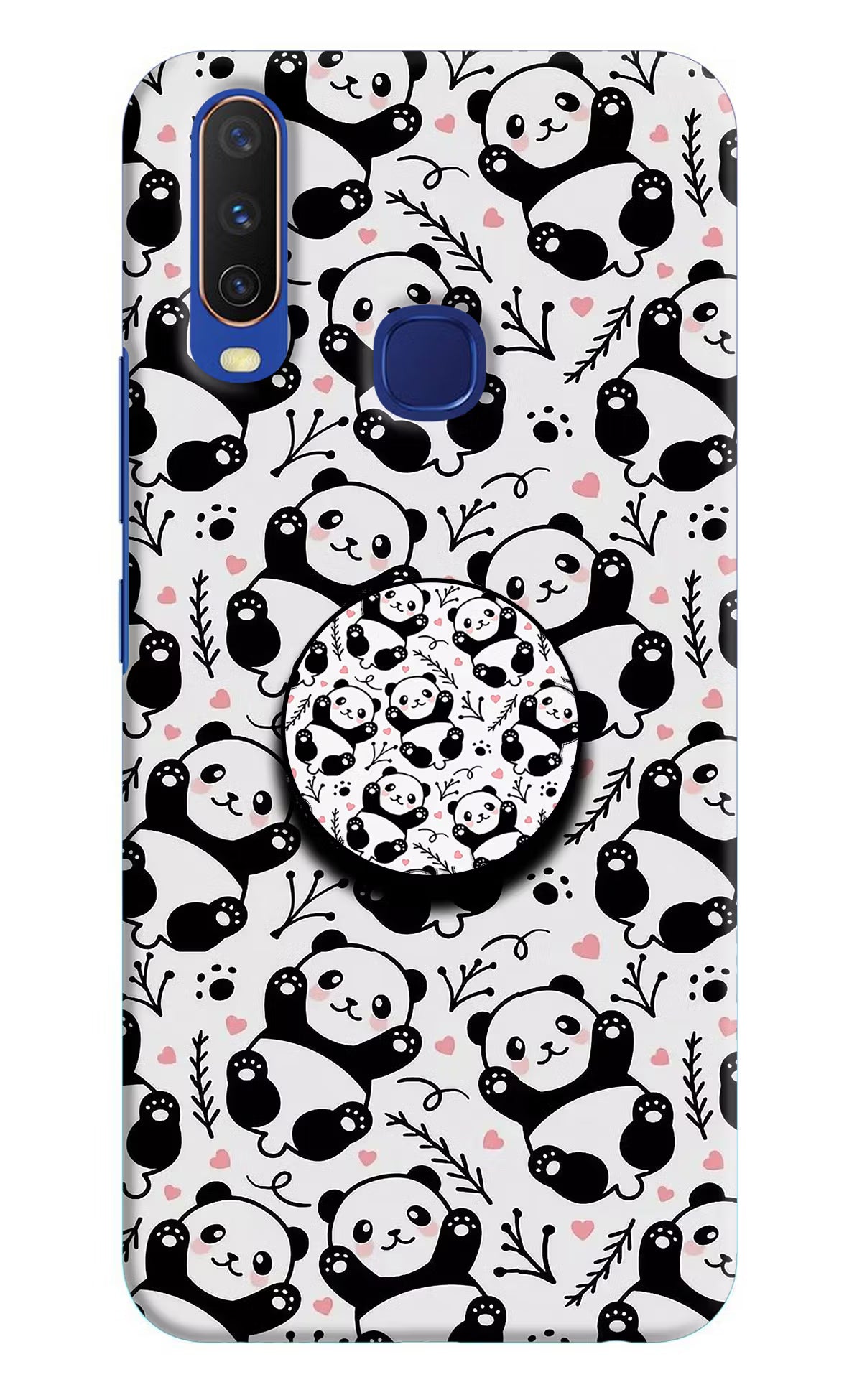 Cute Panda Vivo Y11/Y12/U10 Pop Case by Casekaro