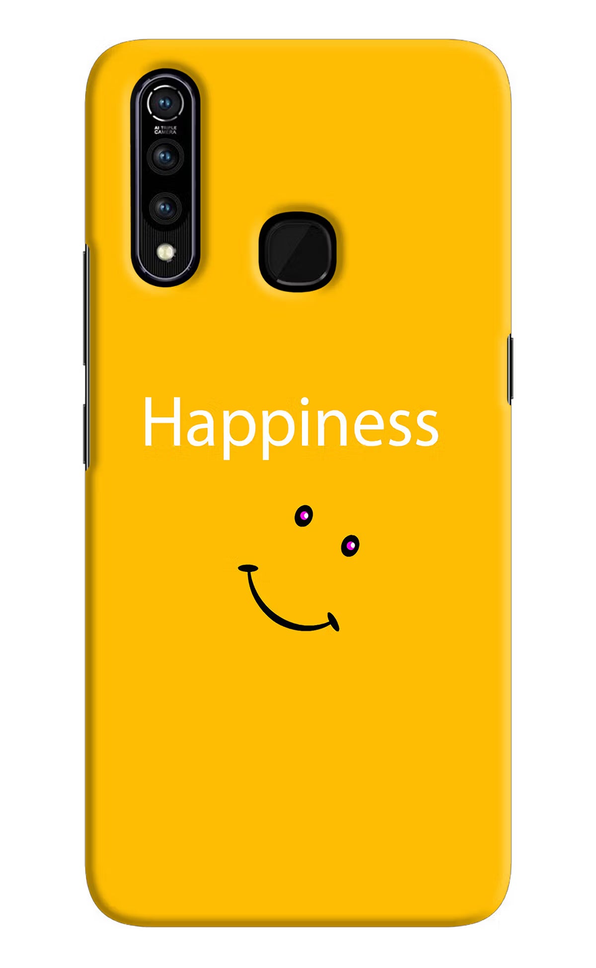 Happiness With Smiley Vivo Z1 Pro Hard Case Back Cover by Casekaro