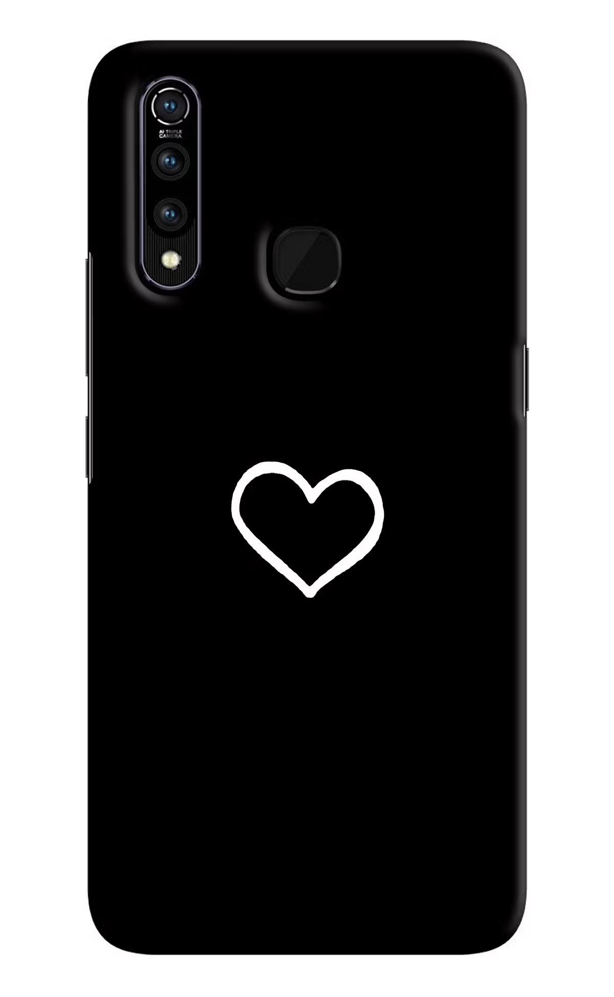 Heart Vivo Z1 Pro Hard Case Back Cover by Casekaro