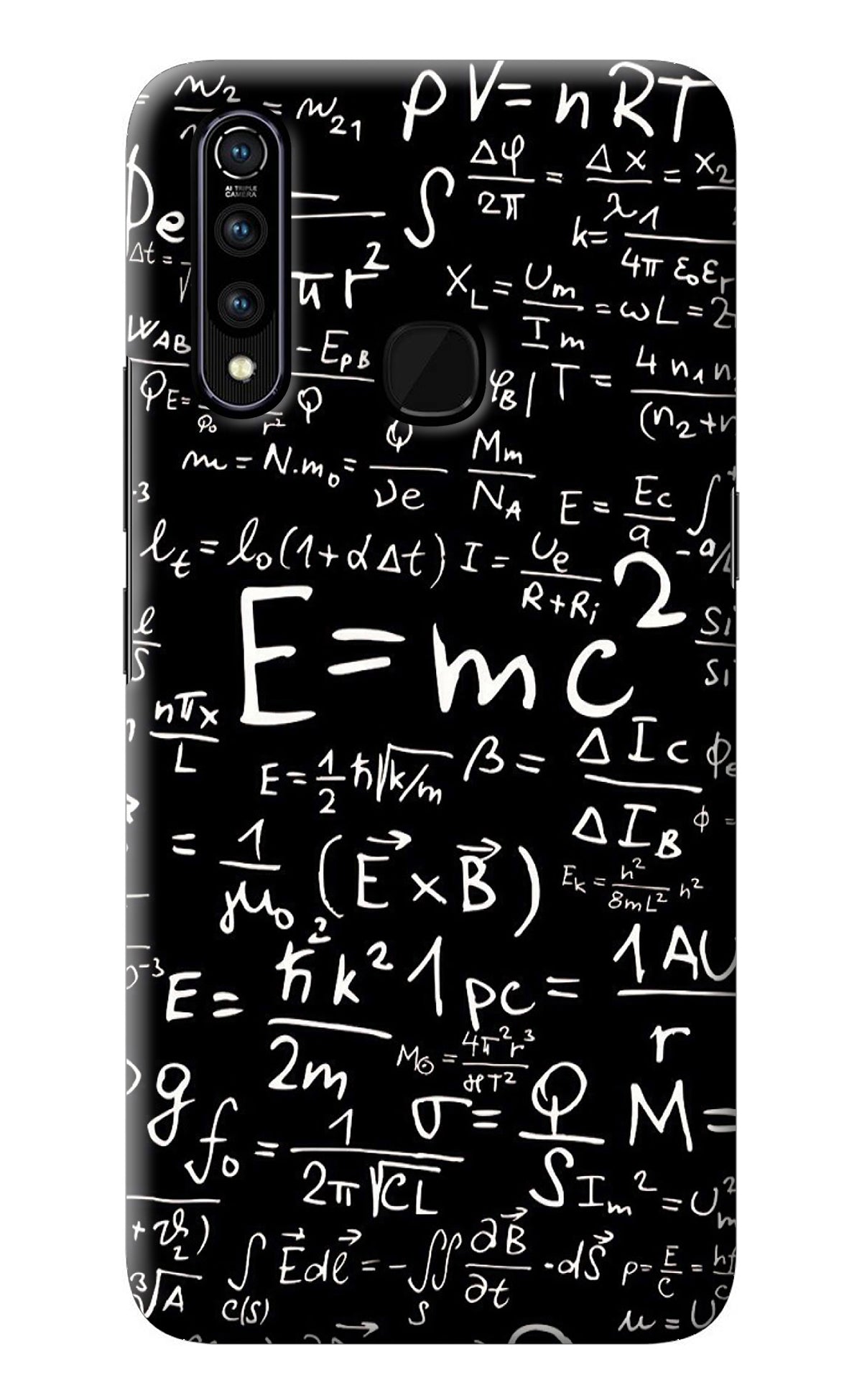 Physics Albert Einstein Formula Vivo Z1 Pro Back Cover