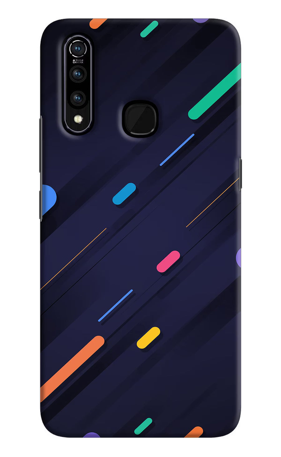 Abstract Design Vivo Z1 Pro Back Cover, Hard case