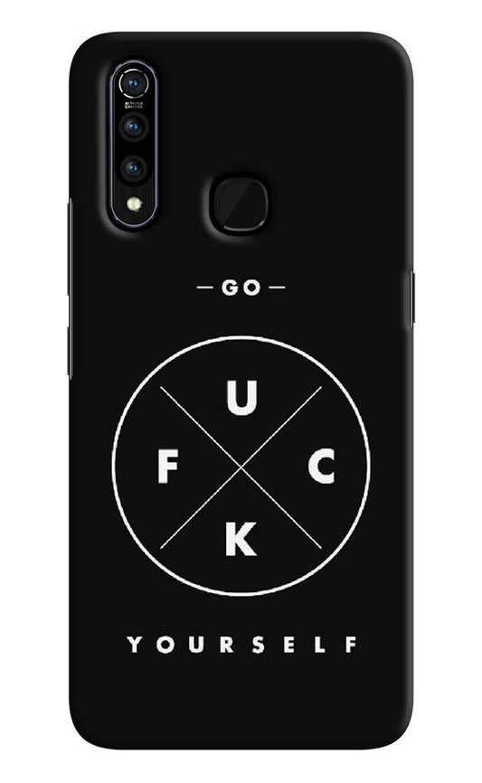 Go Fuck Yourself Vivo Z1 Pro Hard Case Back Cover by Casekaro