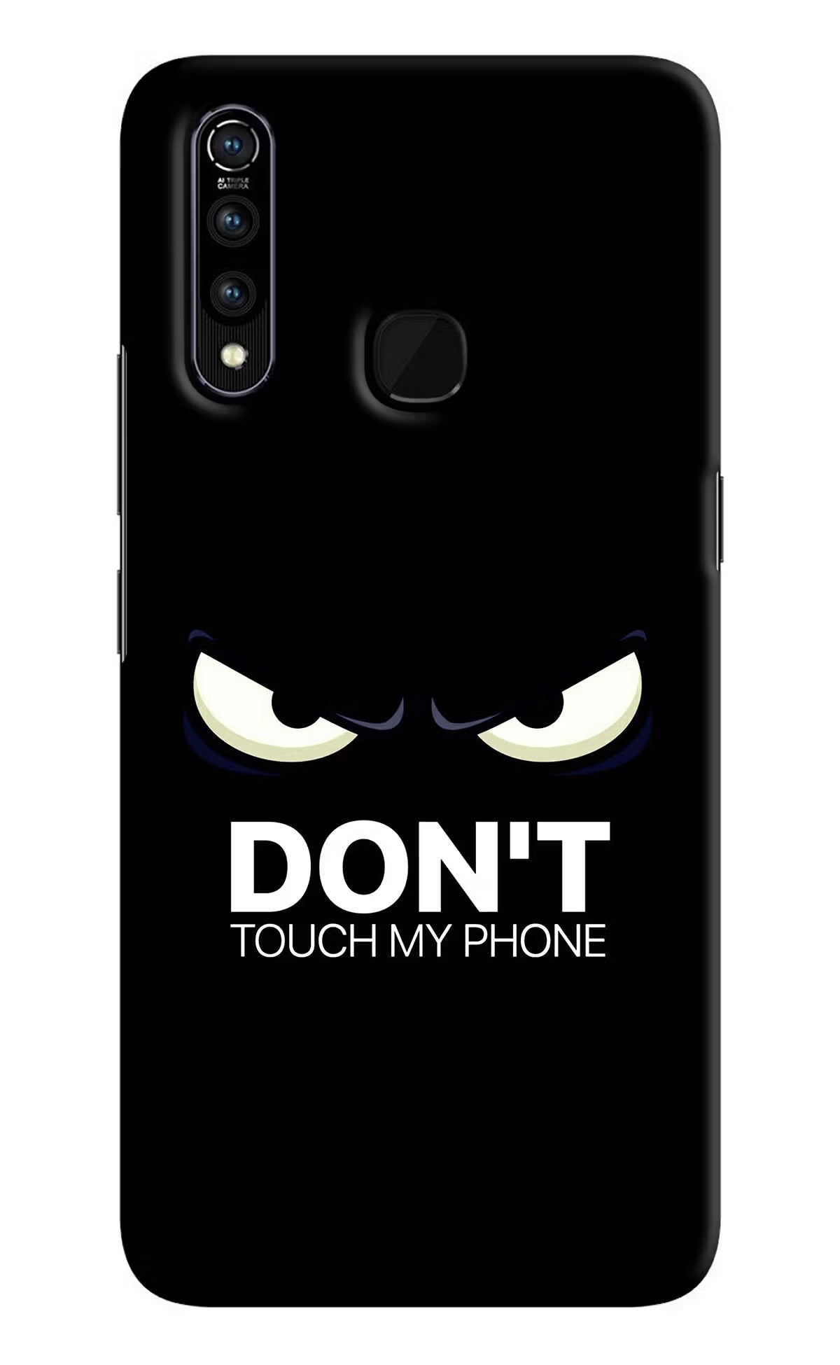 Don'T Touch My Phone Vivo Z1 Pro Hard Case Back Cover by Casekaro