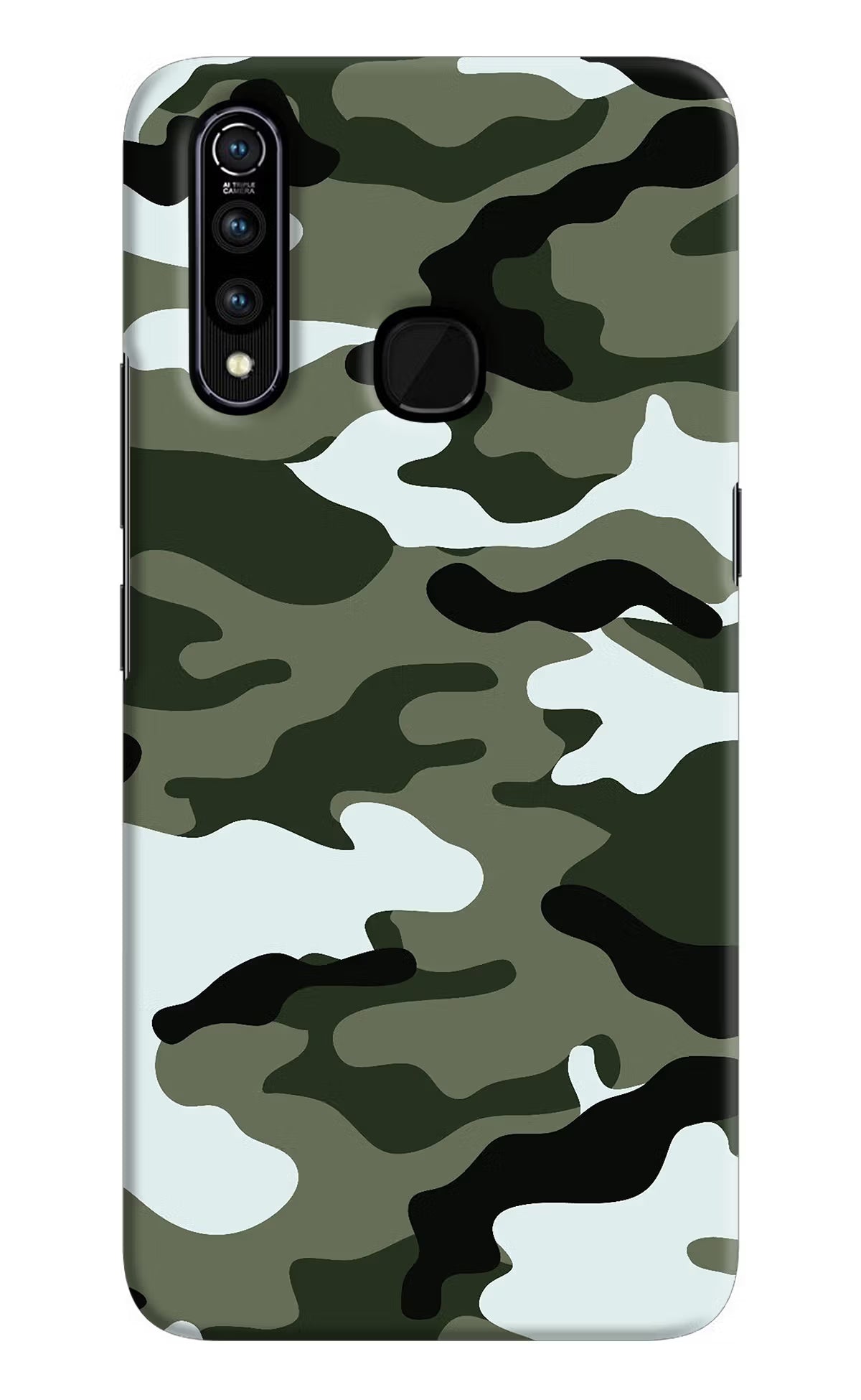 Camouflage Vivo Z1 Pro Hard Case Back Cover by Casekaro