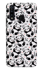 Cute Panda Vivo Z1 Pro Hard Case Back Cover by Casekaro