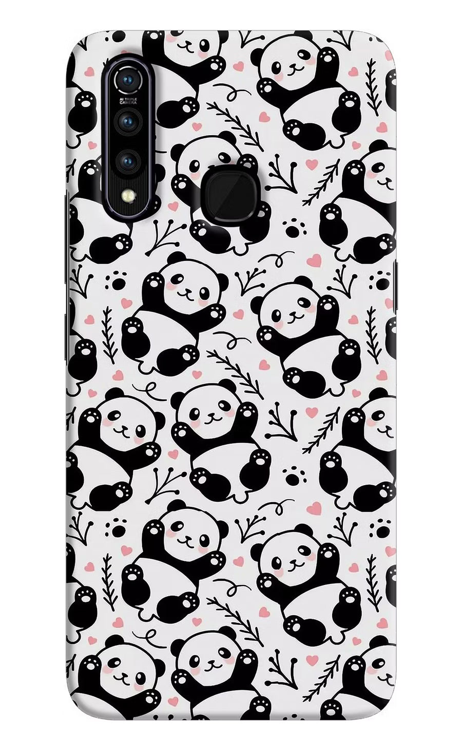Cute Panda Vivo Z1 Pro Back Cover, Hard case