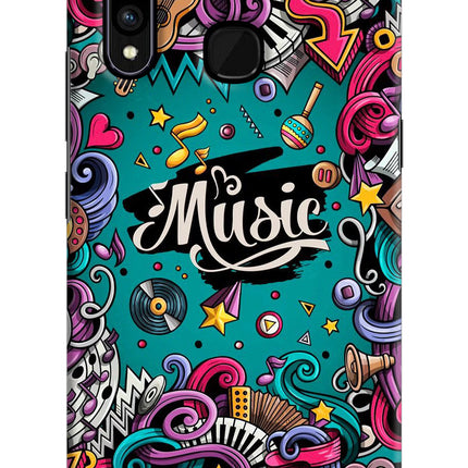 Music Graffiti Vivo Z1 Pro Hard Case Back Cover by Casekaro