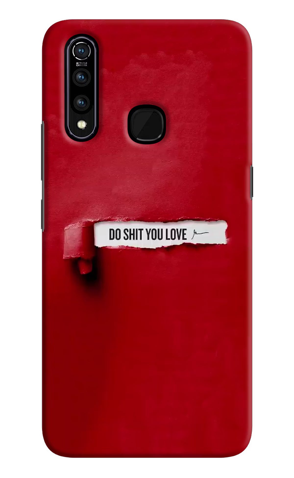 Do Shit You Love Vivo Z1 Pro Hard Case Back Cover by Casekaro