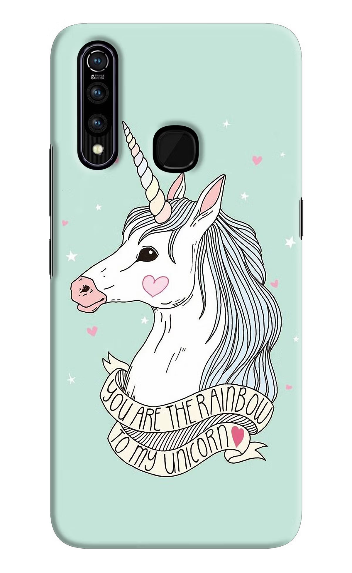 Unicorn Wallpaper Vivo Z1 Pro Hard Case Back Cover by Casekaro