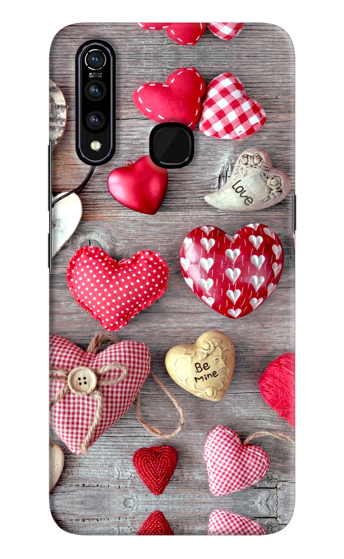 Love Wallpaper Vivo Z1 Pro Hard Case Back Cover by Casekaro