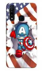 Captain America Vivo Z1 Pro Hard Case Back Cover by Casekaro