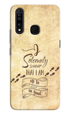 I Solemnly swear that i up to no good Vivo Z1 Pro Hard Case Back Cover by Casekaro