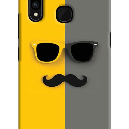 Sunglasses with Mustache Vivo Z1 Pro Hard Case Back Cover by Casekaro