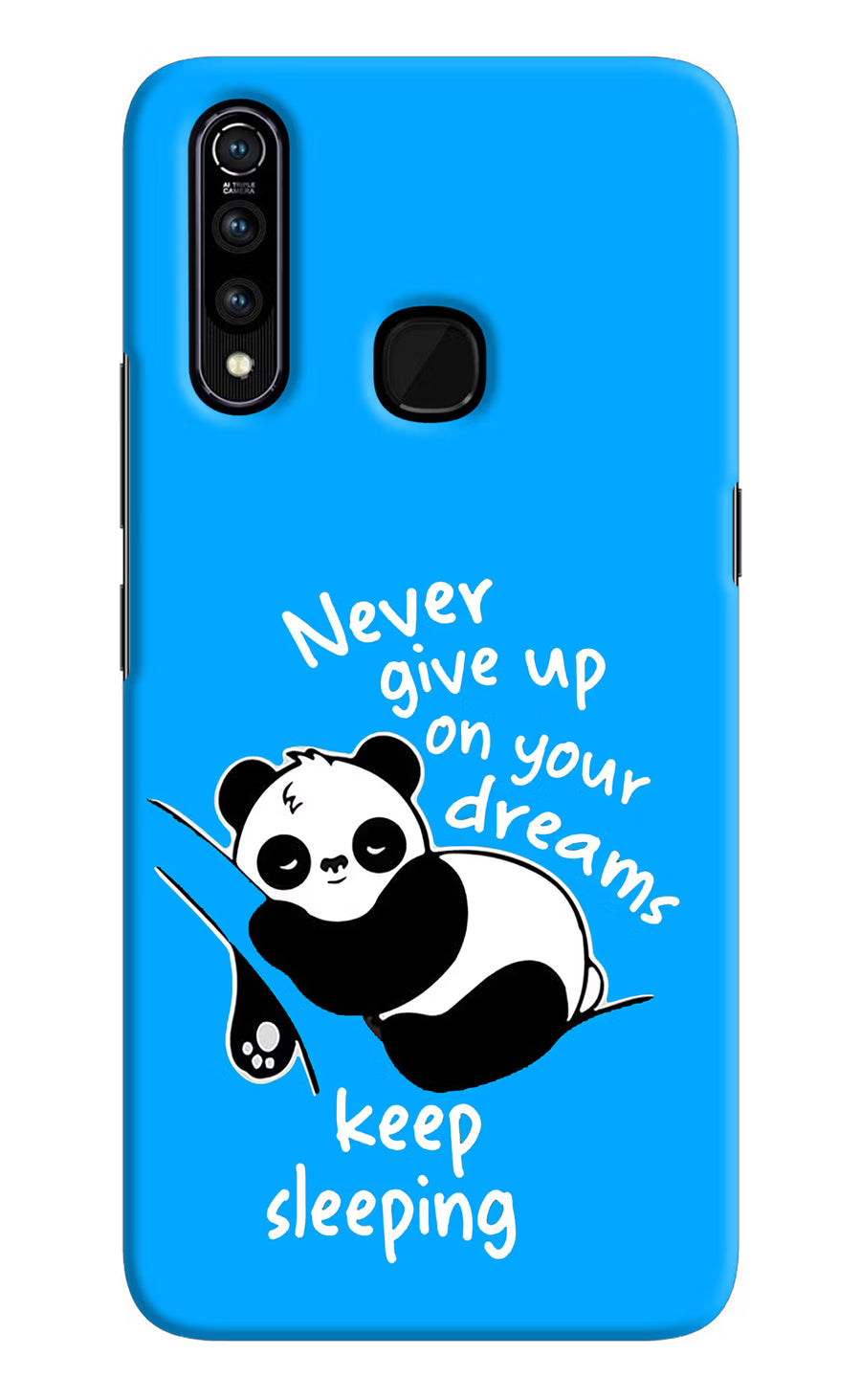 Keep Sleeping Vivo Z1 Pro Back Cover, Hard case