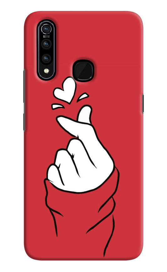 Korean Love Sign Vivo Z1 Pro Hard Case Back Cover by Casekaro