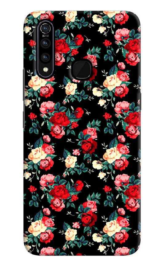 Rose Pattern Vivo Z1 Pro Hard Case Back Cover by Casekaro