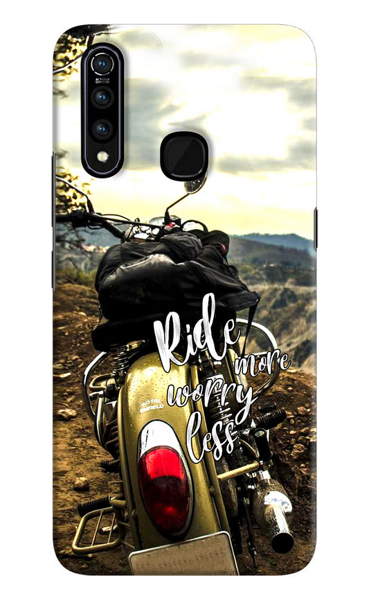 Ride More Worry Less Vivo Z1 Pro Hard Case Back Cover by Casekaro