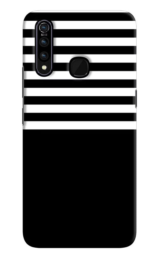 Black and White Print Vivo Z1 Pro Hard Case Back Cover by Casekaro
