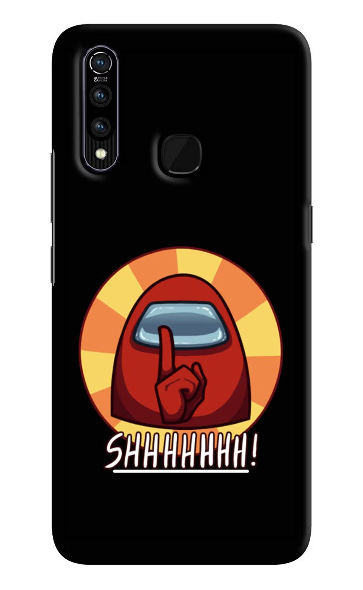 Among Us Shhh! Vivo Z1 Pro Hard Case Back Cover by Casekaro