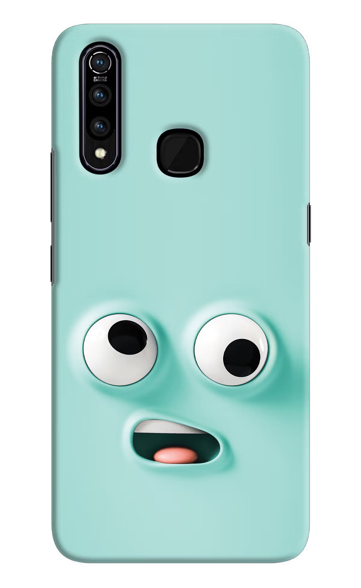 Funny Cartoon Vivo Z1 Pro Hard Case Back Cover by Casekaro