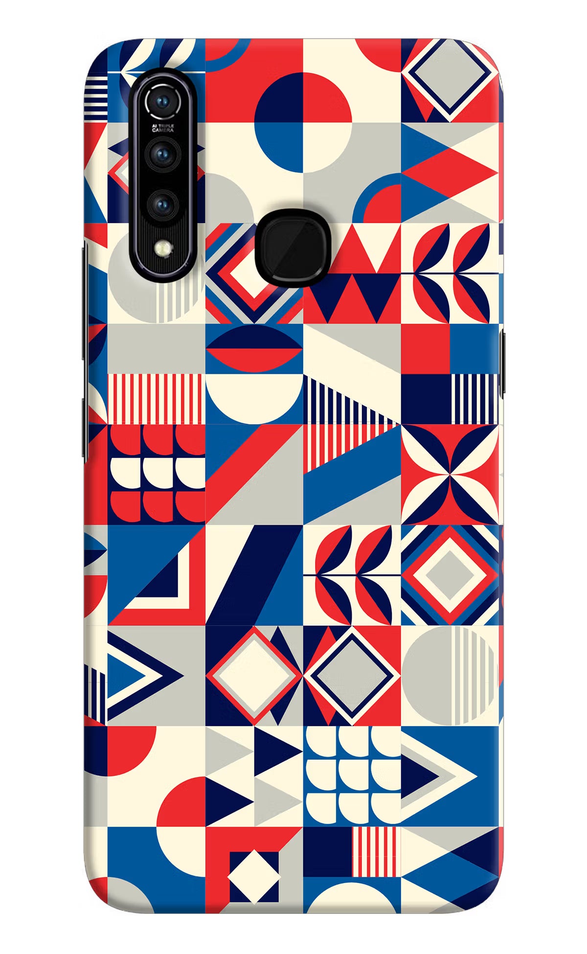Colorful Pattern Vivo Z1 Pro Hard Case Back Cover by Casekaro