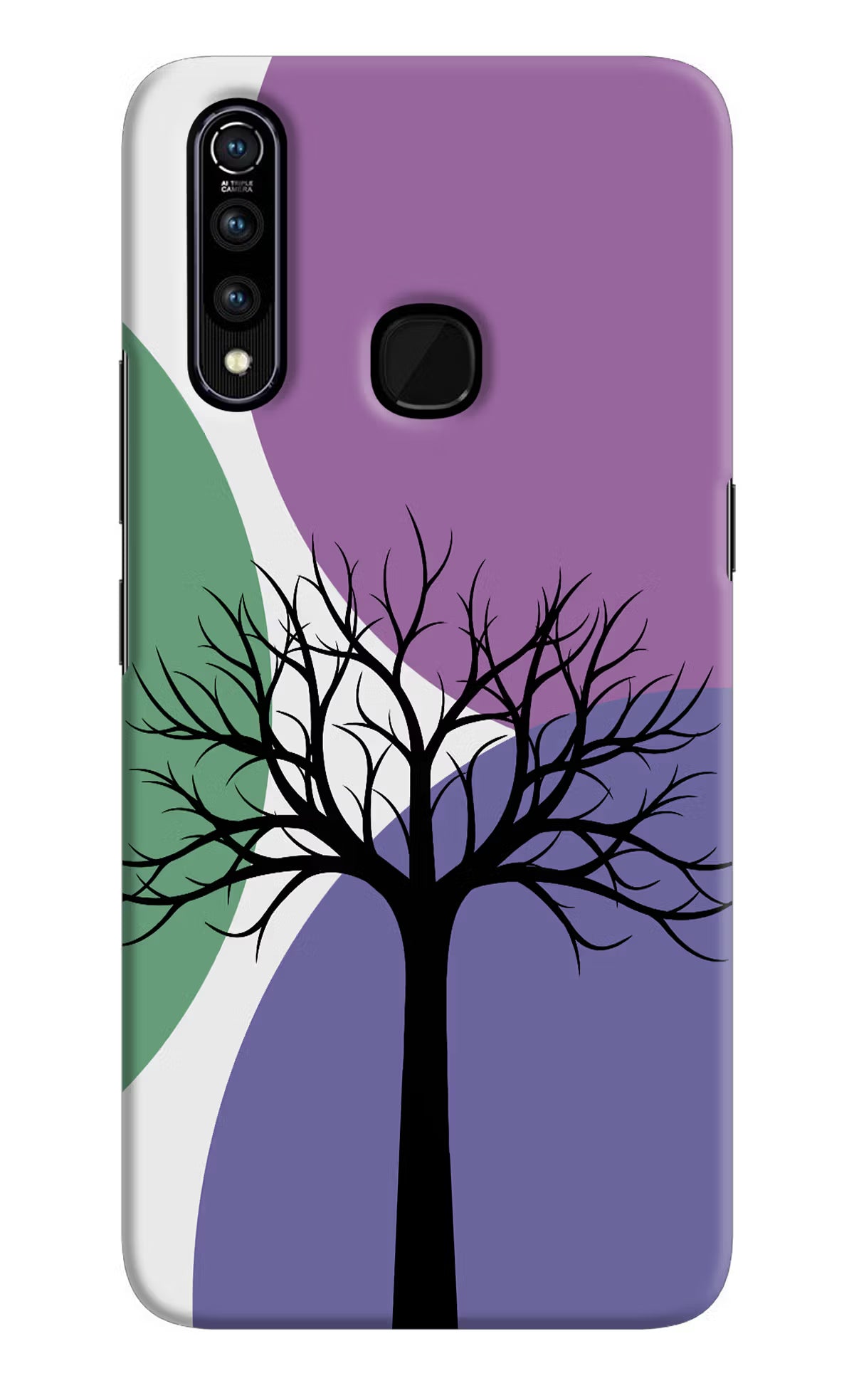 Tree Art Vivo Z1 Pro Hard Case Back Cover by Casekaro