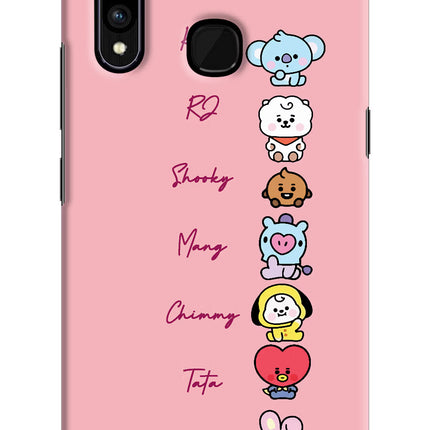 BTS names Vivo Z1 Pro Hard Case Back Cover by Casekaro