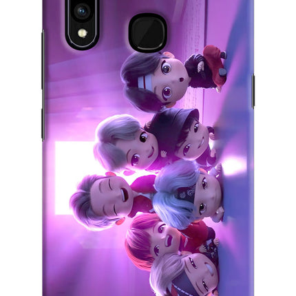 BTS Chibi Vivo Z1 Pro Hard Case Back Cover by Casekaro