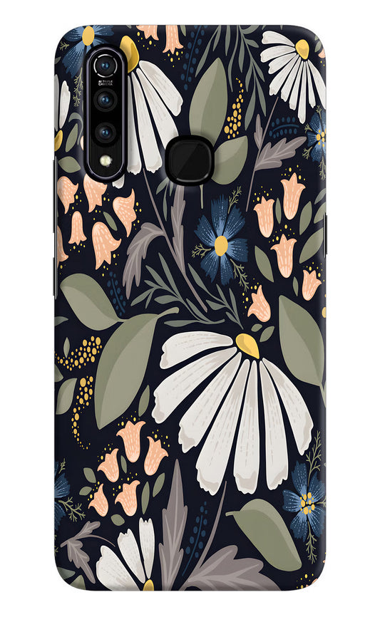 Flowers Art Vivo Z1 Pro Hard Case Back Cover by Casekaro