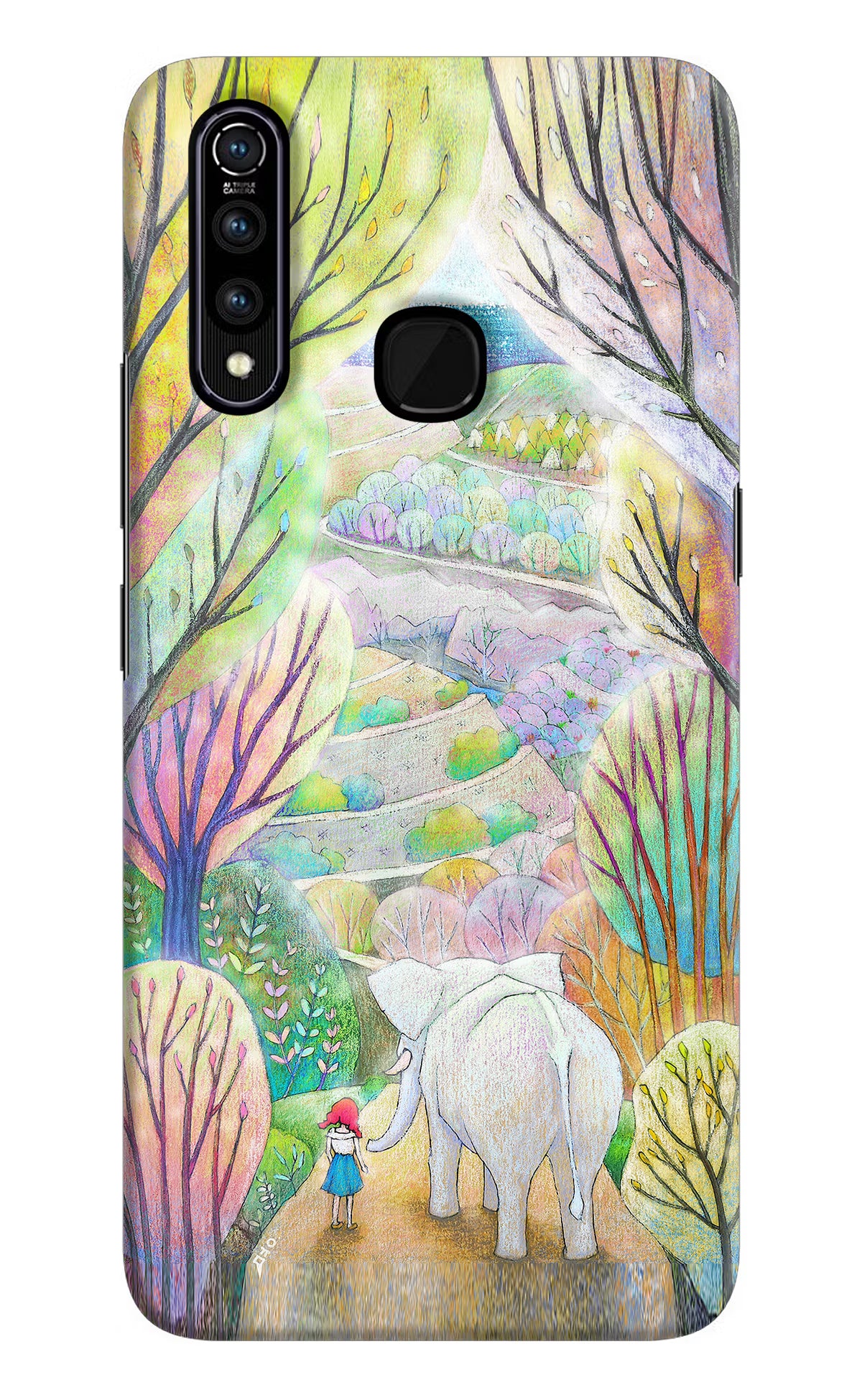 Nature Painting Vivo Z1 Pro Hard Case Back Cover by Casekaro