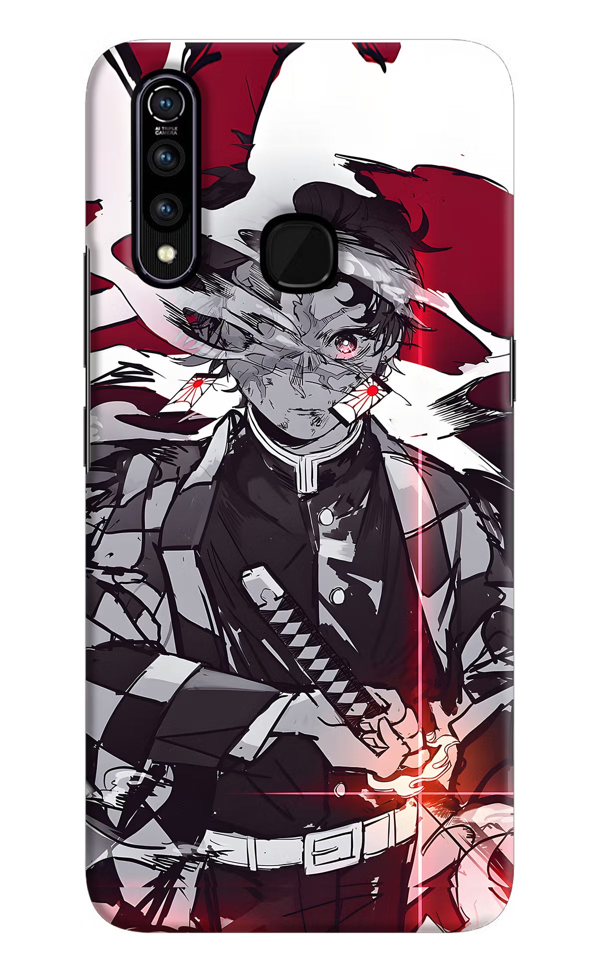 Demon Slayer Vivo Z1 Pro Hard Case Back Cover by Casekaro