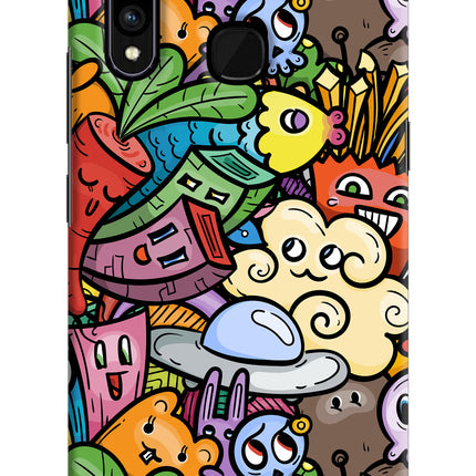 Veggie Doodle Vivo Z1 Pro Hard Case Back Cover by Casekaro