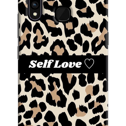 Leopard Print Self Love Vivo Z1 Pro Hard Case Back Cover by Casekaro
