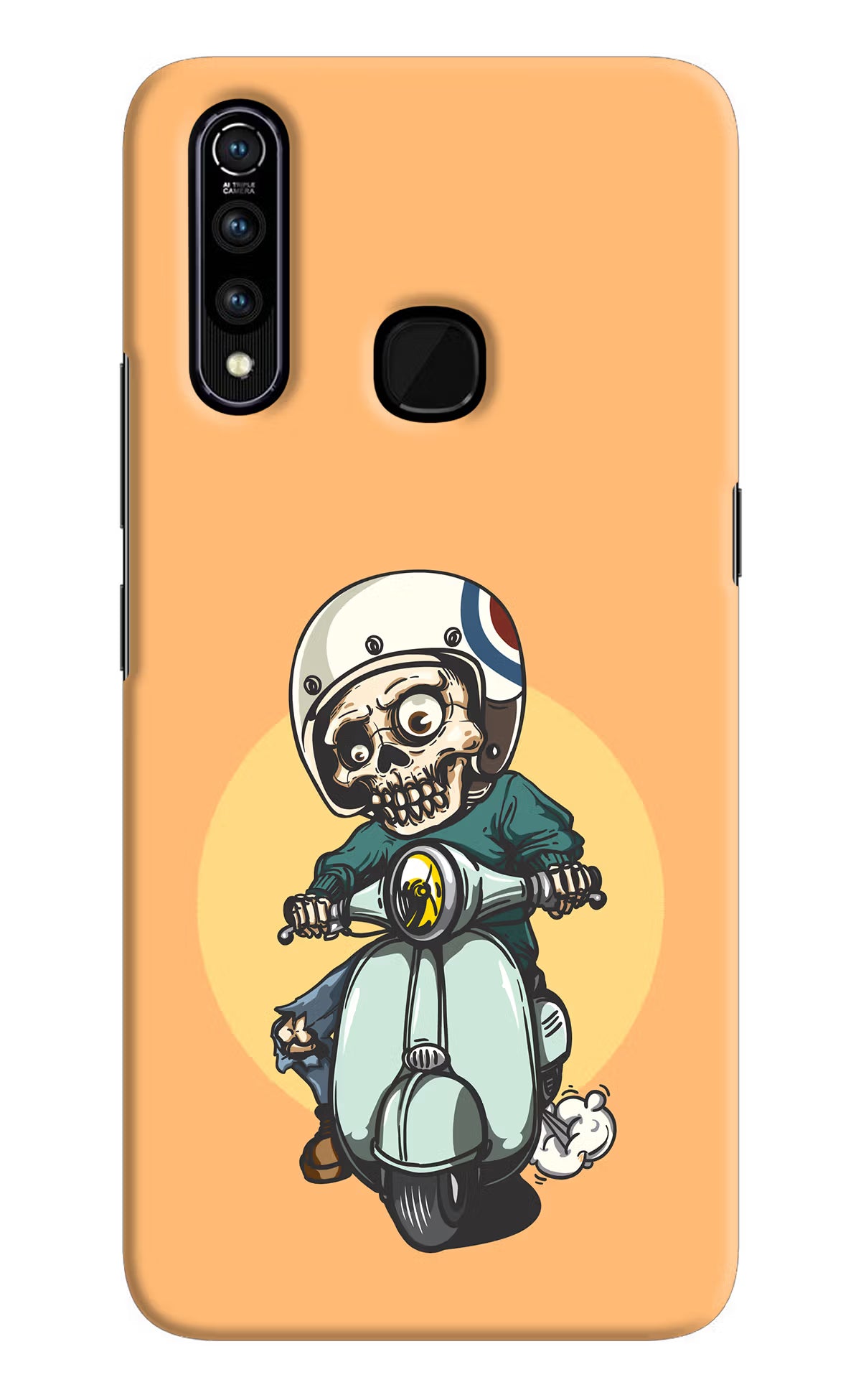 Undead Biker Vivo Z1 Pro Hard Case Back Cover by Casekaro